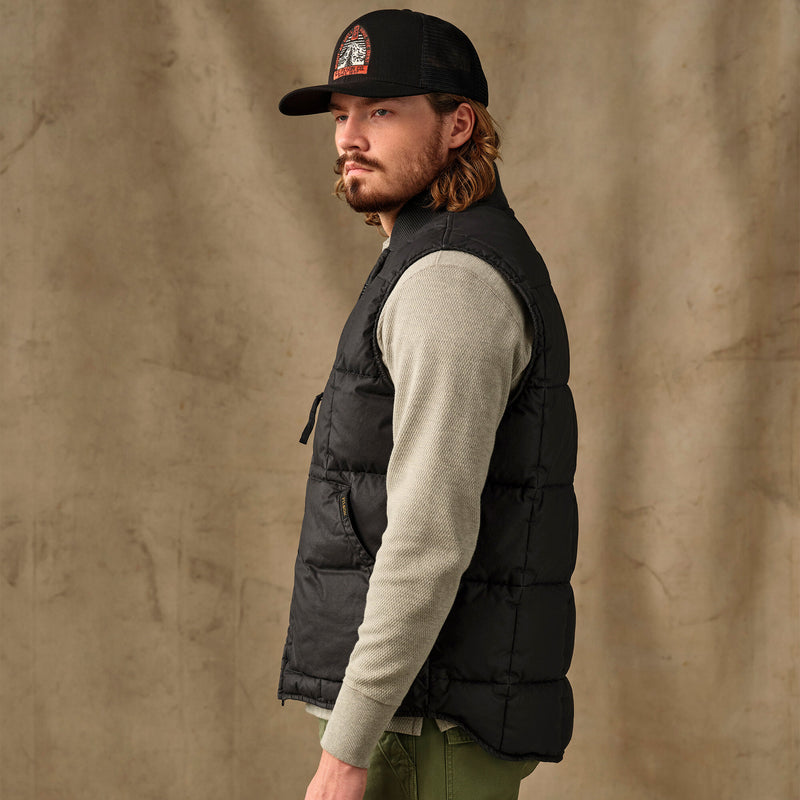 Heritage cotton down vest par Filson | Black (Black)