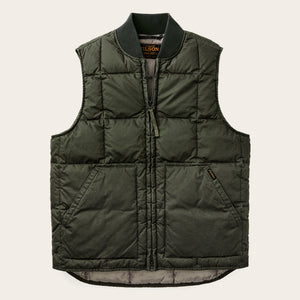 Heritage cotton down vest par Filson | Beluga (Green)