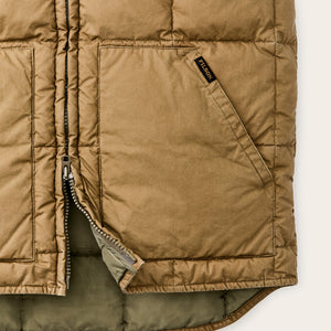 Heritage cotton down vest par Filson | Light brown (Brown)