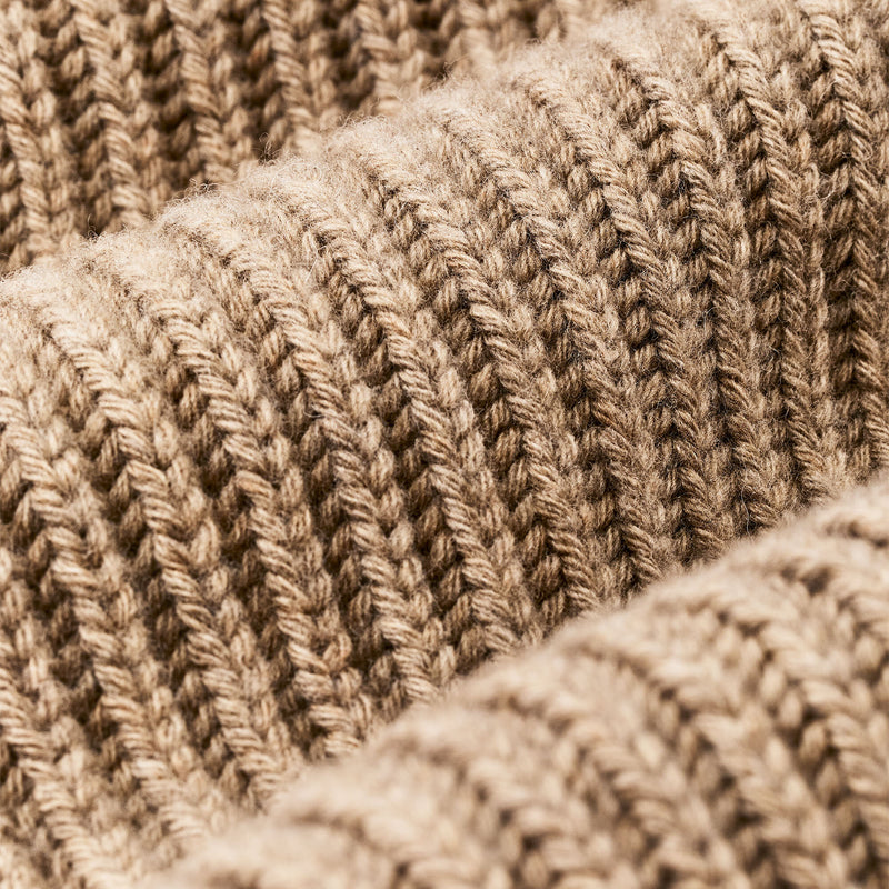 Bristol shawl neck sweater by Filson | Oatmeal heather / fl