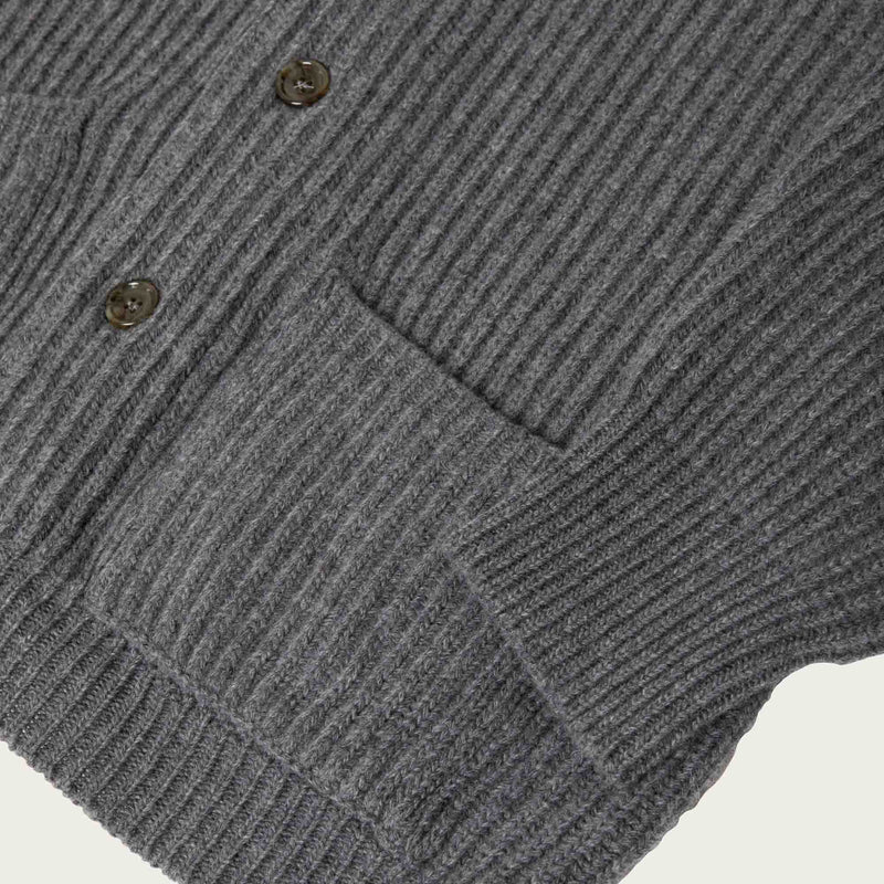 Bristol cardigan sweater par Filson | Medium grey melange (Gray)