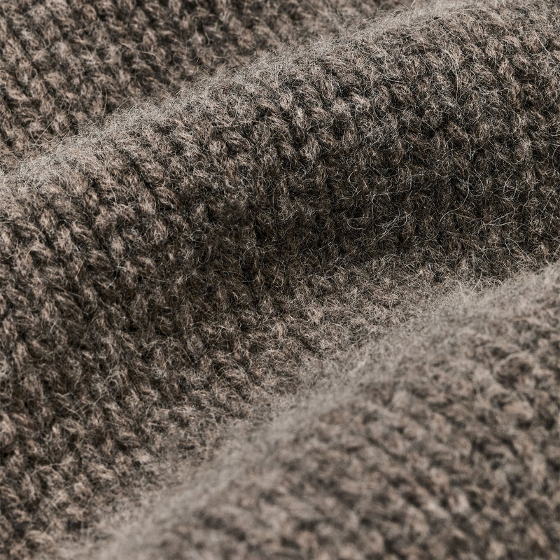 3-gauge alpaca blend sweater von Filson | Bark heather