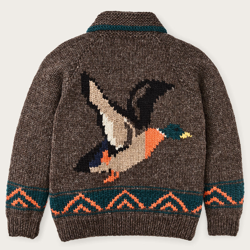 Handmade full-zip sweater di Filson | Heather brown / mall (Brown)