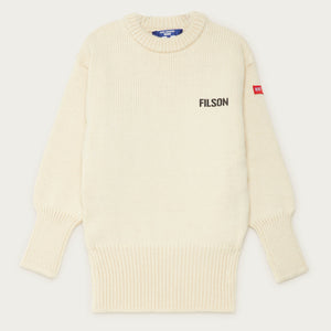 Filson x junya watanabe crewneck wool graphic sweater by Filson | Off white (Beige)