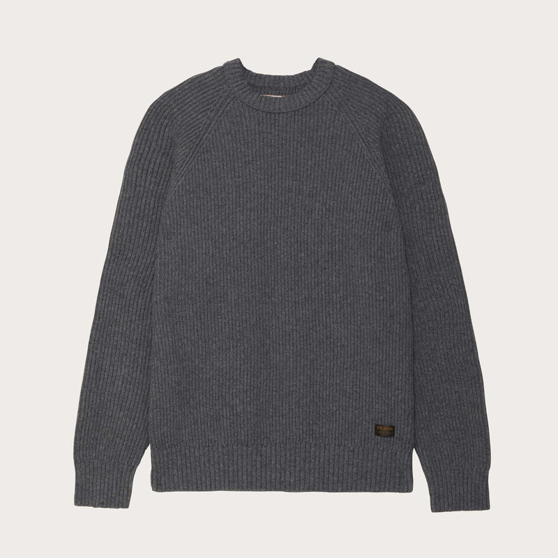Cascade rib crewneck von Filson | Medium grey melange (Gray)
