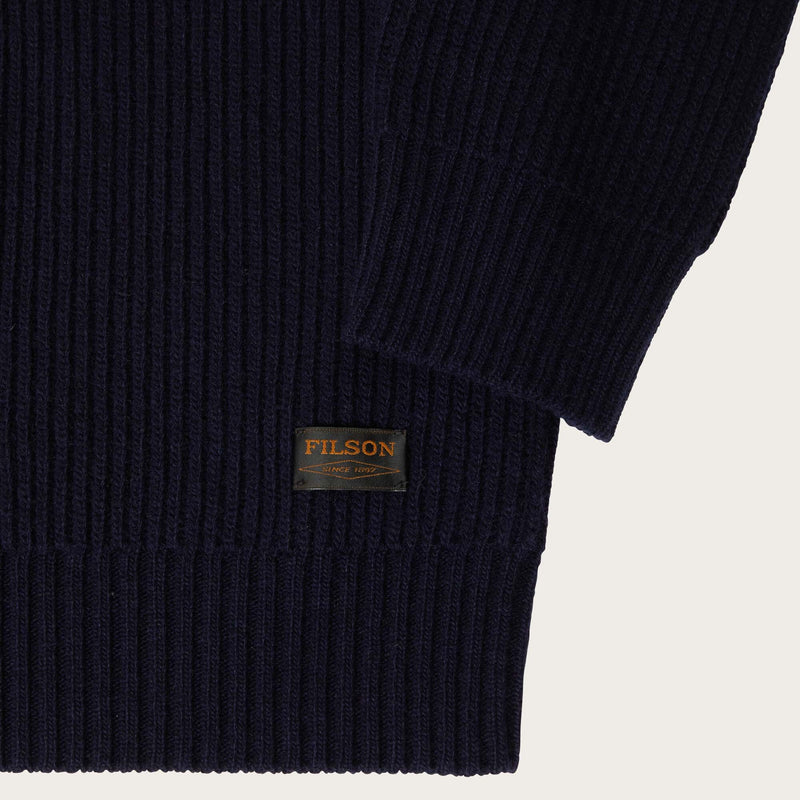 Cascade rib crewneck von Filson | Dark navy (Blue)