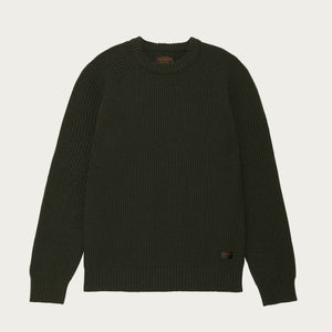 Cascade rib crewneck von Filson | Pine green (Green)
