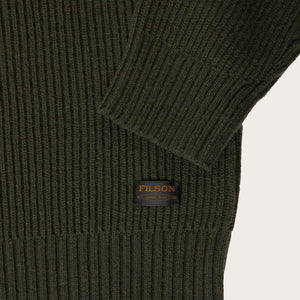 Cascade rib crewneck von Filson | Pine green (Green)
