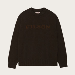 Tacoma logo sweater by Filson | Earth brown (Brown)