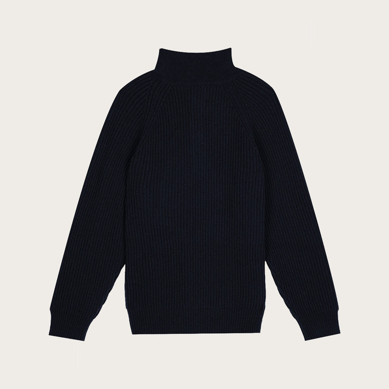 Cascade rib button up sweater by Filson | Dark navy (Blue)