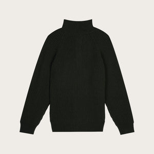 Cascade rib button up sweater by Filson | Pine green (Green)