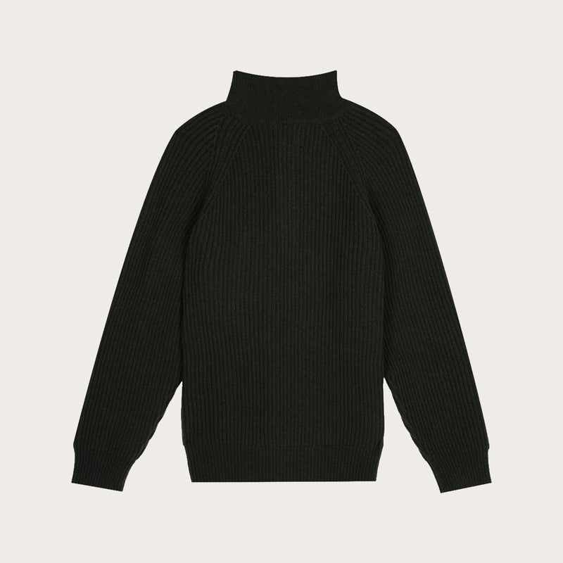 Cascade rib button up sweater by Filson | Pine green (Green)