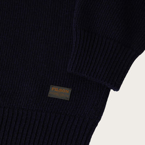 Tacoma roll neck sweater by Filson | Dark navy (Blue)