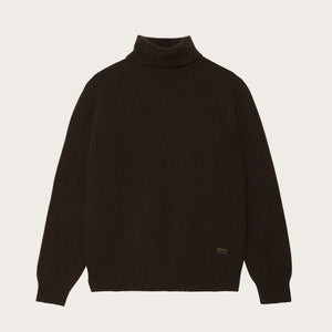 Tacoma roll neck sweater by Filson | Earth brown (Brown)
