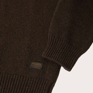 Tacoma roll neck sweater by Filson | Earth brown (Brown)