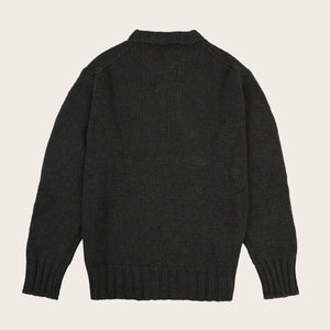 Bristol crewneck sweater by Filson | Shadow moss (Black)