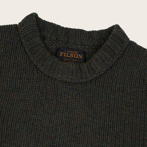 Bristol crewneck sweater by Filson | Shadow moss (Black)