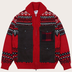 Filson x junya shetland jacket von Filson | Red tones / dark brown (Red)