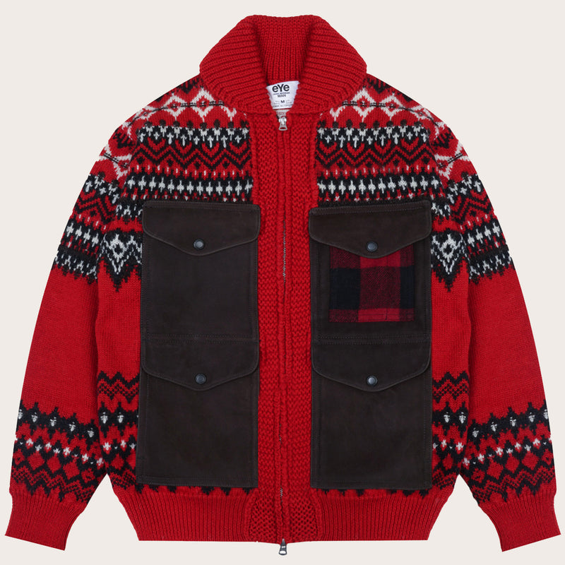 Filson x junya shetland jacket von Filson | Red tones / dark brown (Red)