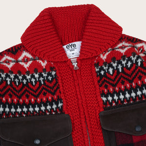 Filson x junya shetland jacket von Filson | Red tones / dark brown (Red)