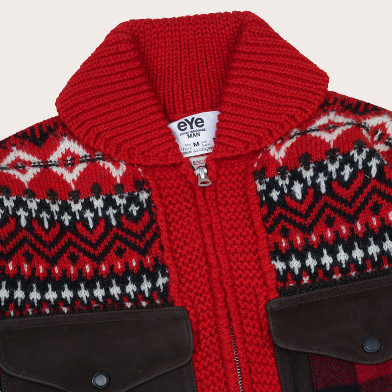 Filson x junya shetland jacket von Filson | Red tones / dark brown (Red)