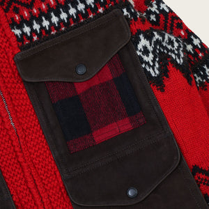 Filson x junya shetland jacket von Filson | Red tones / dark brown (Red)
