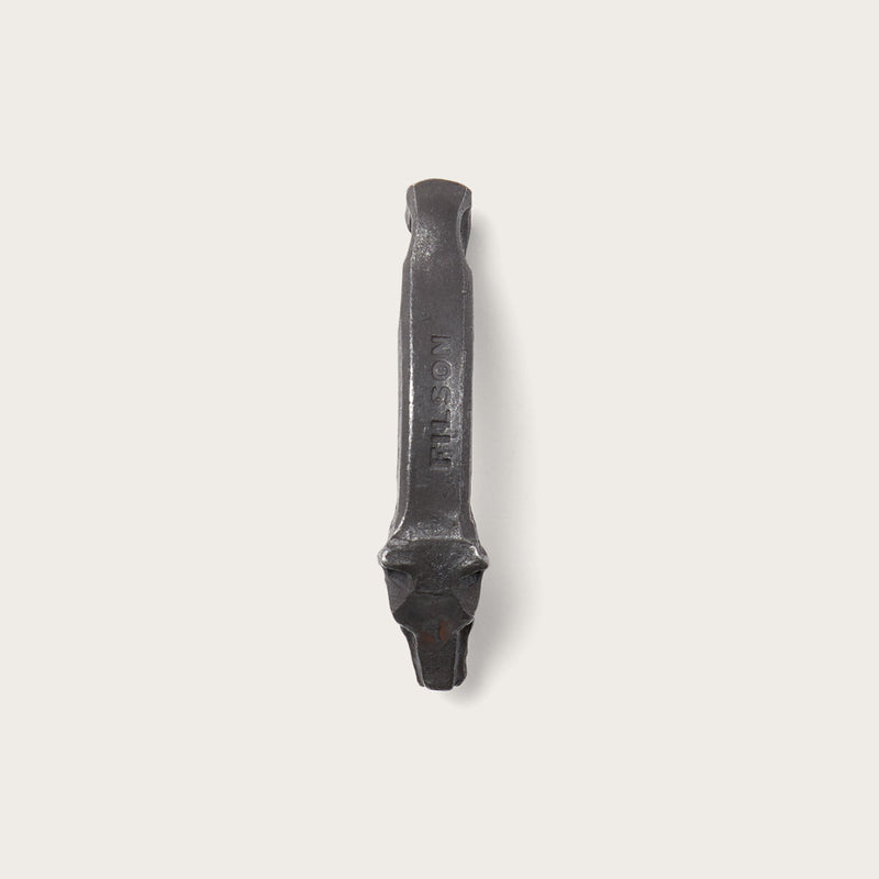 Howling wolf bottle opener by Filson | Steel (Silver)