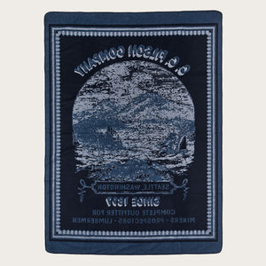 Wool-blend blanket by Filson | Navy / mountain sea (Blue)