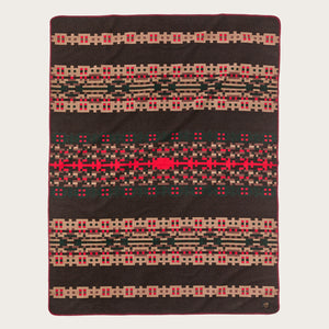 Wool-blend blanket by Filson | Brown / port multi (Multicolor)