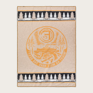 Forestry cotton blanket by Filson | Buckthorn brown (Yellow)