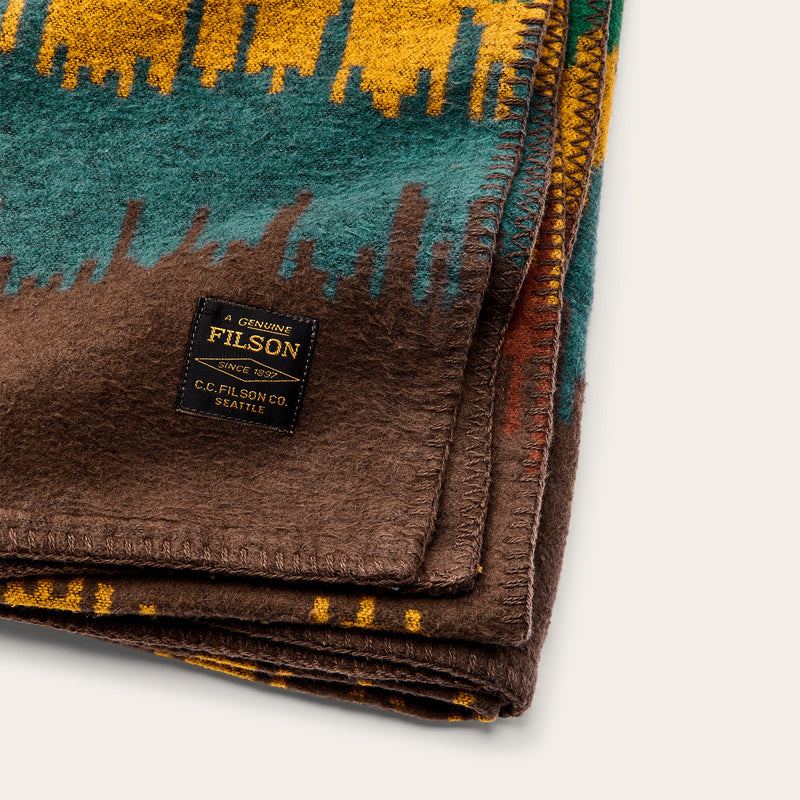 Northern lights cotton blanket par Filson | Dark tan multi (Multicolor)