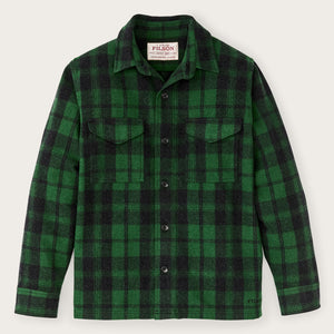 Surchemise jac-shirt en laine by Filson | Green / black plaid (Green)