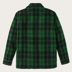Surchemise jac-shirt en laine by Filson | Green / black plaid (Green)