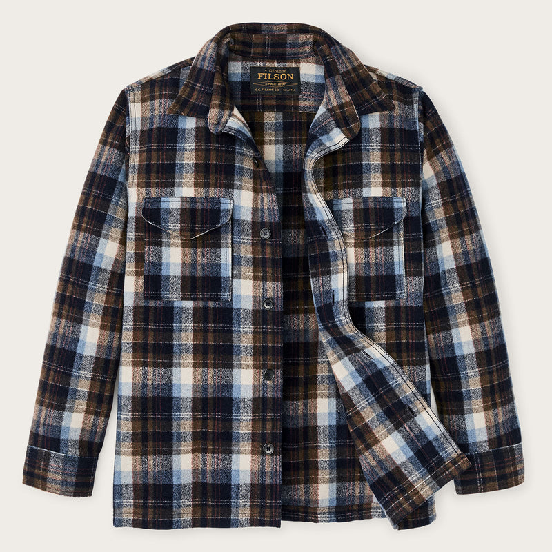 Wool jac-shirt by Filson | Brown / light blue m (Multicolor)