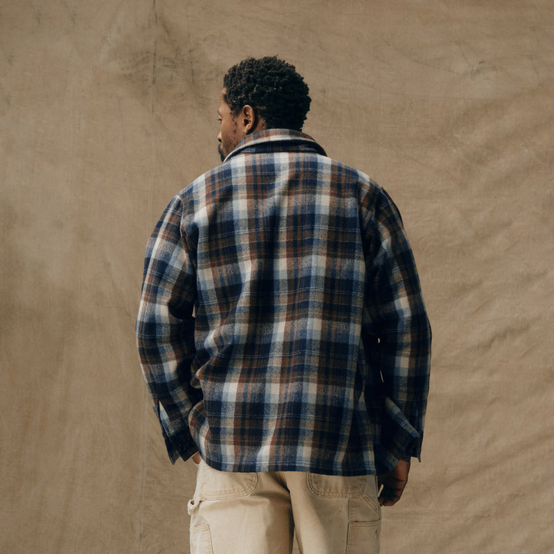 Wool jac-shirt by Filson | Brown / light blue m (Multicolor)