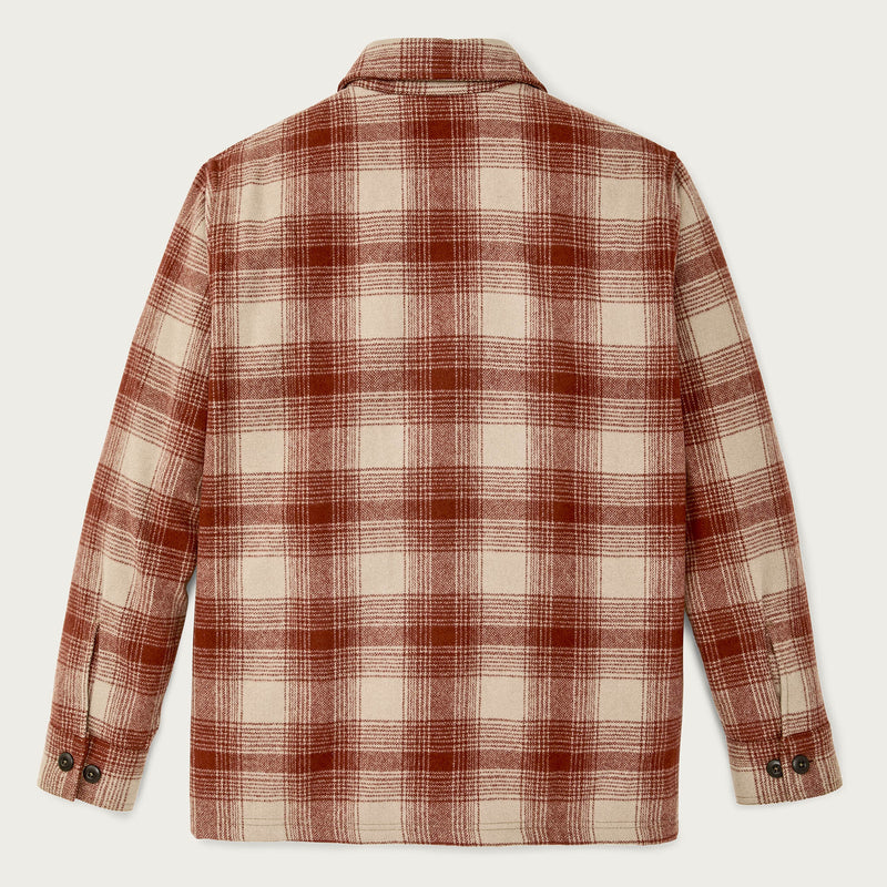 Wool jac-shirt par Filson | Brick multi plaid (Red)