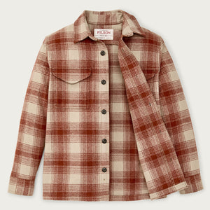 Wool jac-shirt par Filson | Brick multi plaid (Red)