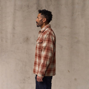 Wool jac-shirt par Filson | Brick multi plaid (Red)