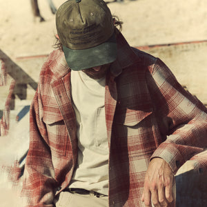 Wool jac-shirt par Filson | Brick multi plaid (Red)