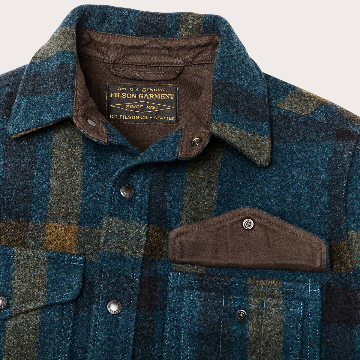 LINED MACKINAW WOOL JAC-SHIRT - Main Image