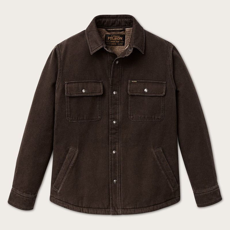 Fleece-lined jac-shirt di Filson | Dark brown (Brown)