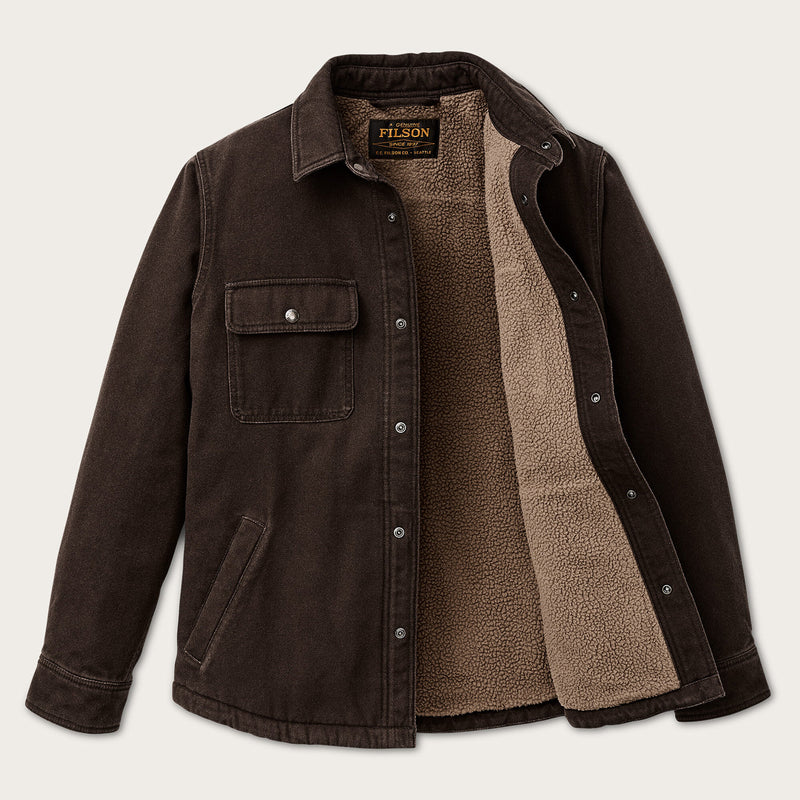 Fleece-lined jac-shirt di Filson | Dark brown (Brown)