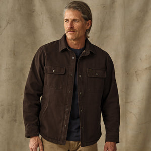 Fleece-lined jac-shirt di Filson | Dark brown (Brown)