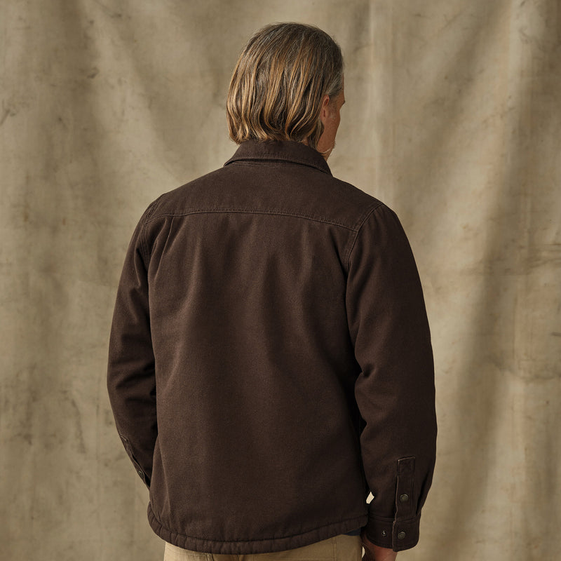 Fleece-lined jac-shirt di Filson | Dark brown (Brown)