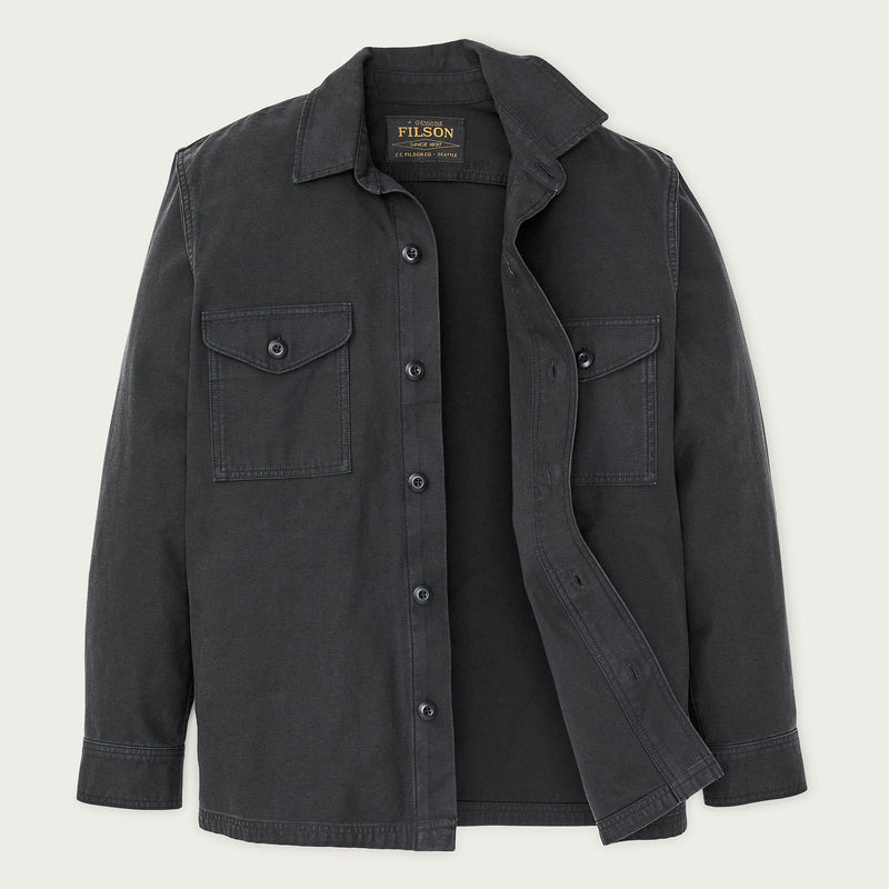 Field jac-shirt by Filson | Washed faded black (Black)