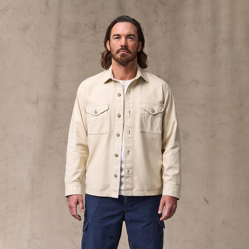 Field jac-shirt par Filson | Washed oatmeal (White)
