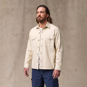 Field jac-shirt par Filson | Washed oatmeal (White)