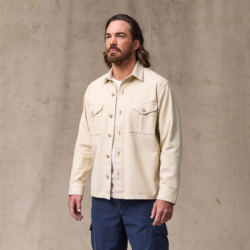 Field jac-shirt par Filson | Washed oatmeal (White)