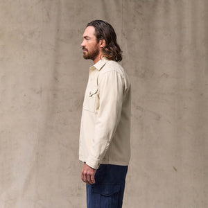 Field jac-shirt par Filson | Washed oatmeal (White)