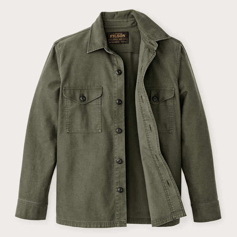 Clarkston jac-shirt von Filson | Surplus green (Green)